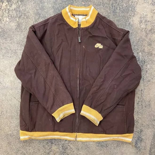 Nike Air Varsity Jacket - Men | Color: Brown | Size: 3XL