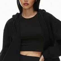 Aritzia Women's Cozy Fleece Boyfriend Zip Hoodie