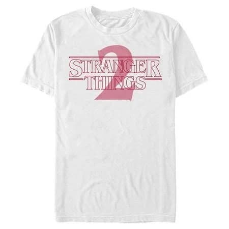 Stranger Things Men's Faded Logo Graphic T-Shirt