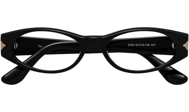 Milky Retro-Vintage Geek-Chic Acetate Oval Glasses