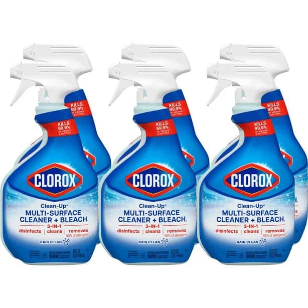 Clorox Clean-Up Rain Clean All-Purpose Cleaner with Bleach Spray (6-Pack)
