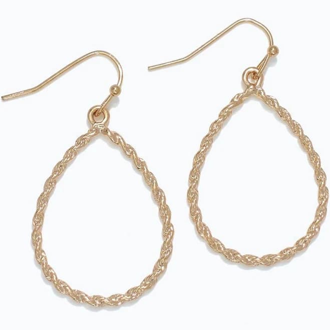Gold Dangle Earrings for Women, 14K Gold Plated Lightweight Hypoallergenic Teardrop Drop Earrings, Trendy Leverback Minimalist Jewelry for Sensitive Ears Vacation Wear, 7-Styles