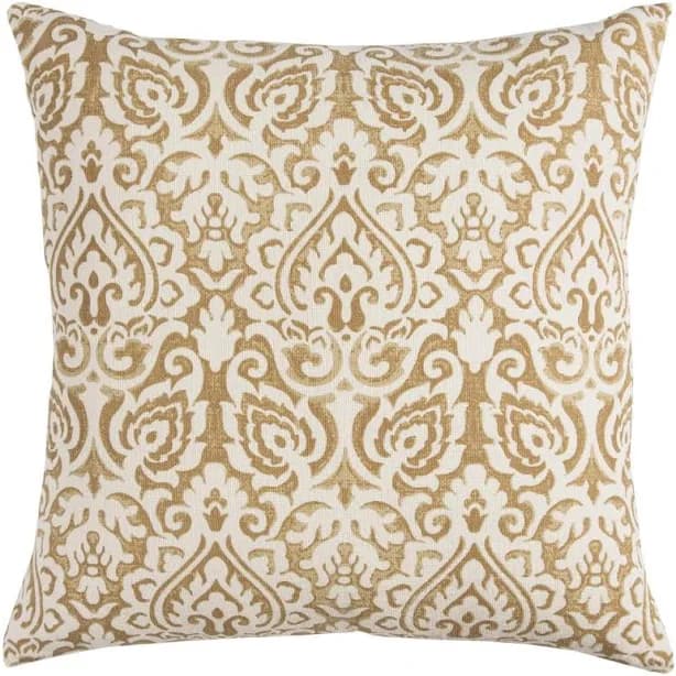 Rizzy Home Cotton Damask Throw Pillow