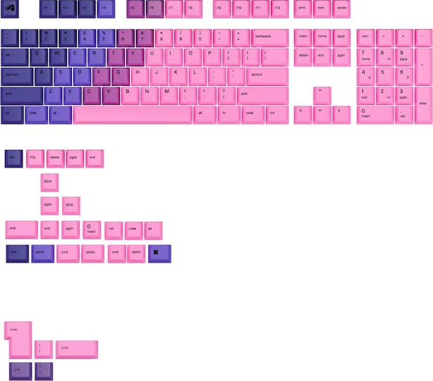 Glorious GPBT Gradient Keycaps