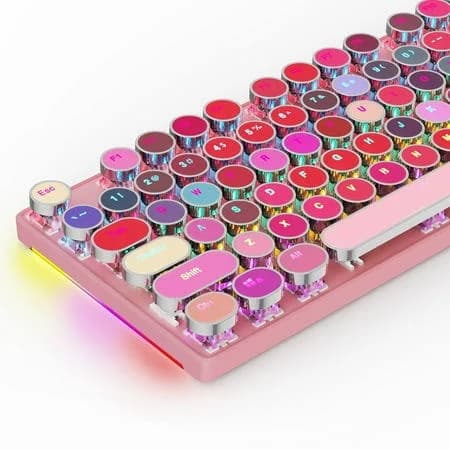 HUO Ji Typewriter Wired Gaming Keyboard