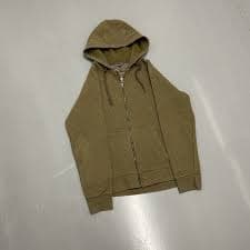 If Six Was Nine × Vintage Crazy vintage y2k earth tone brown zip up hoodie essential skater grunge archive | Grailed