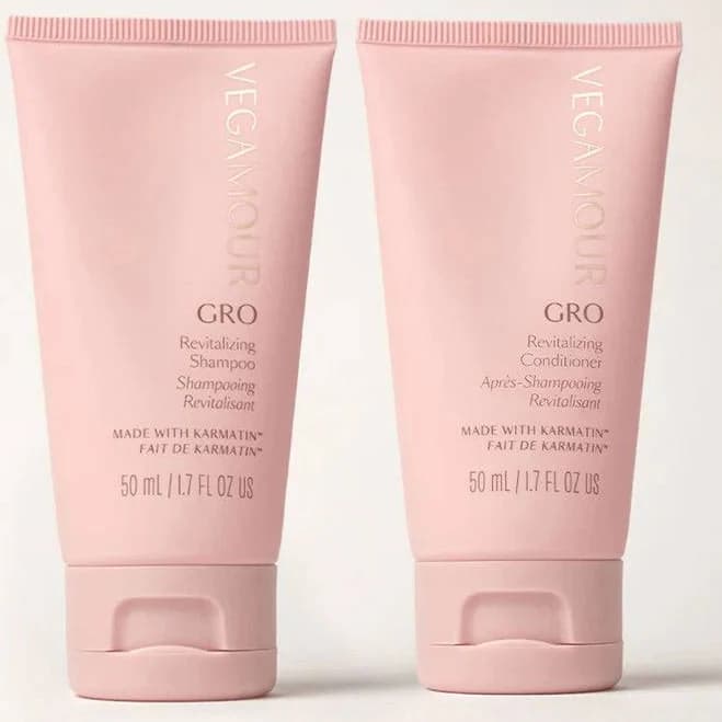 VEGAMOUR Loyalty Travel-Size GRO Revitalizing Shampoo And Conditioner Duo