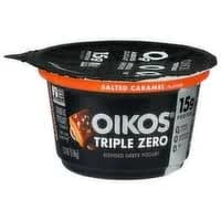 Oikos Triple Zero Salted Caramel Nonfat Greek Yogurt