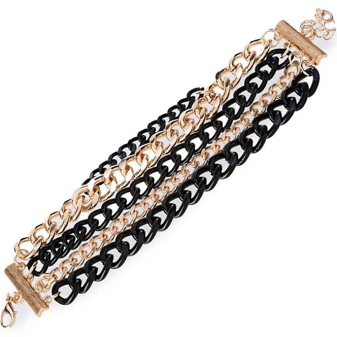 Gemma Layne Mixed Chain Line Bracelet