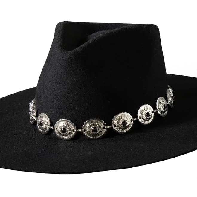 3D Concho Stone Hat Band