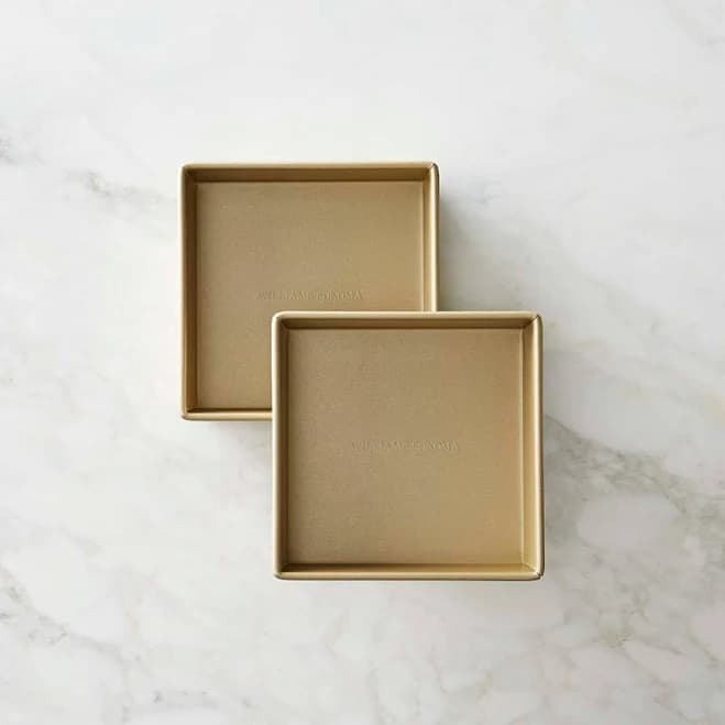 Williams Sonoma Goldtouch Nonstick Square Cake Pan Set of 2