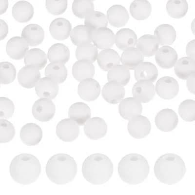 Unique Bargains Round Loose Rubber Beads