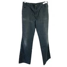 Vintage Red Kap Dark Gray Work Pants 38 x 33 Well Worn Destroyed