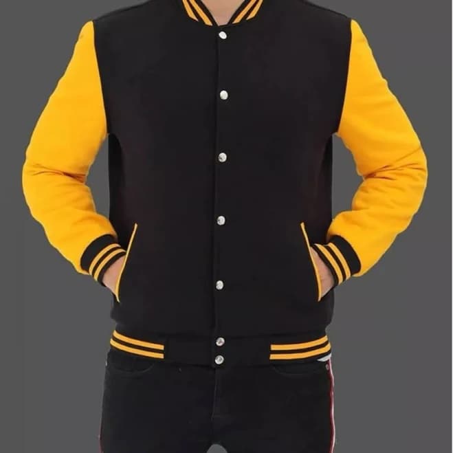Men's Varsity Letterman Baseball Jacket