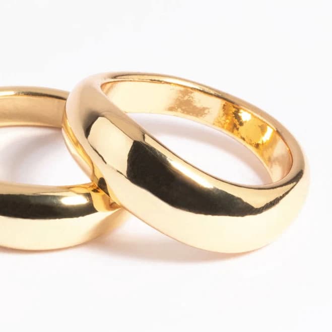 Lovisa Gold Plated Ring Set