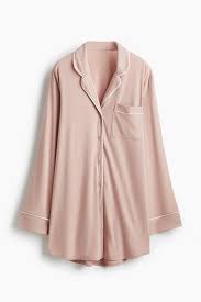 Viscose-Blend Nightshirt - Powder pink - Ladies | H&M US