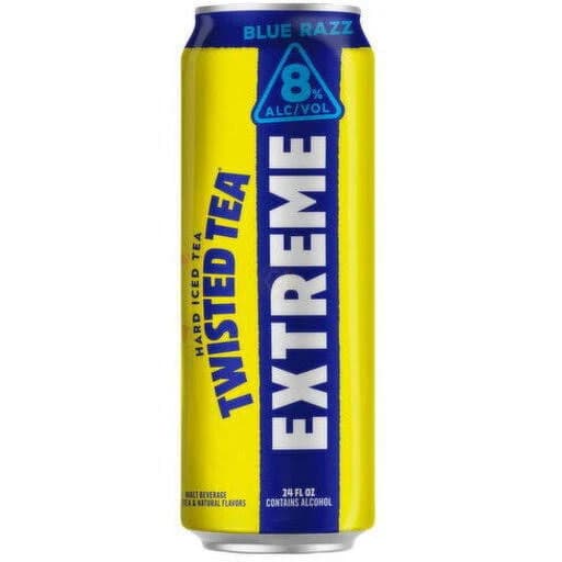 Twisted Tea Extreme Blue Razz Hard Iced Tea 24oz