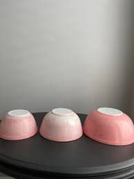Pink Pyrex Bowls - Etsy