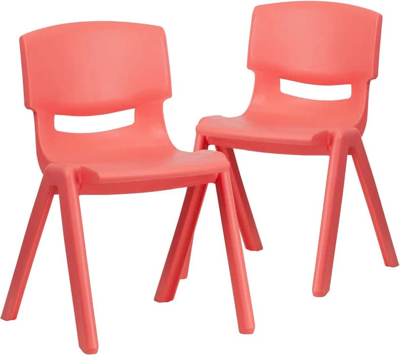 Flash Furniture Plastic Stackable School Chair with 13.25" Seat Height