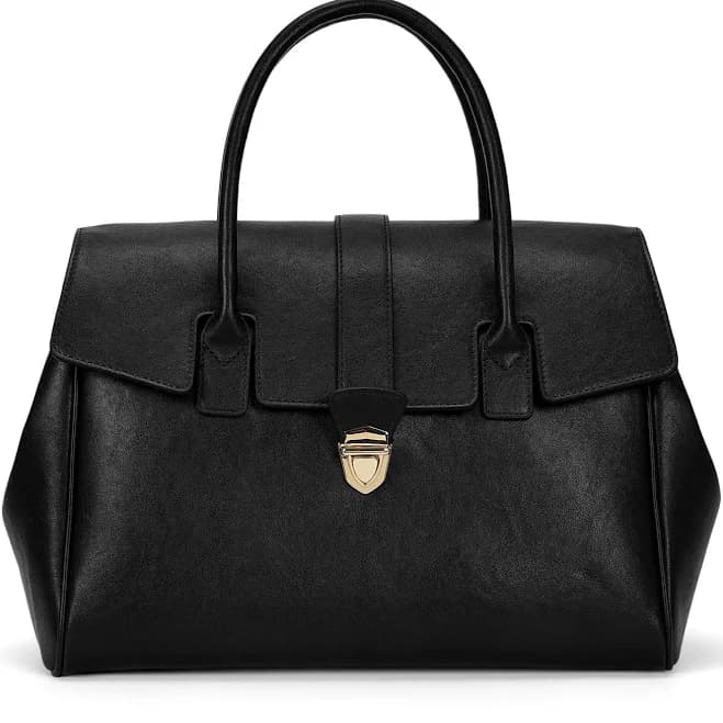 Vintage Leather Tote Bag