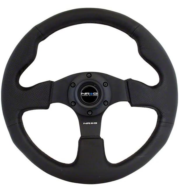 NRG Innovations 320mm Leather Steering Wheel
