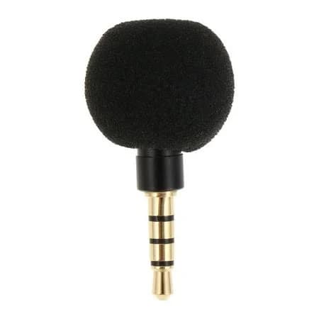 Lolippyy Streaming microphone Mini Handheld Black Material 1Pack