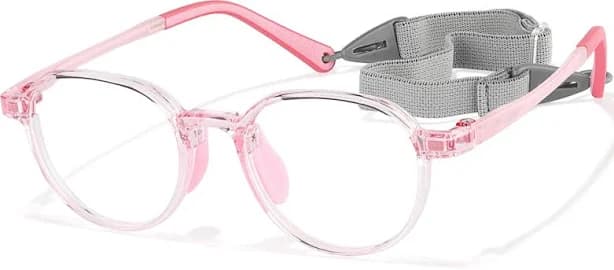 Zenni Girls Round Glasses with Strap