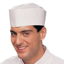100 Forage Hats White Disposable Chef Hat Adjustable One Size Fits All | eBay