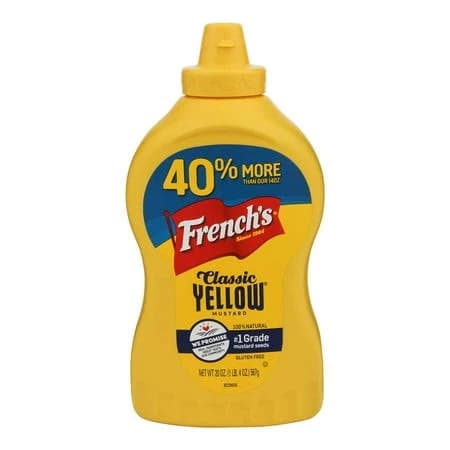 Frenchs Classic Yellow Mustard, 20 Ounce -- 12 Per Case, Size: 20 oz