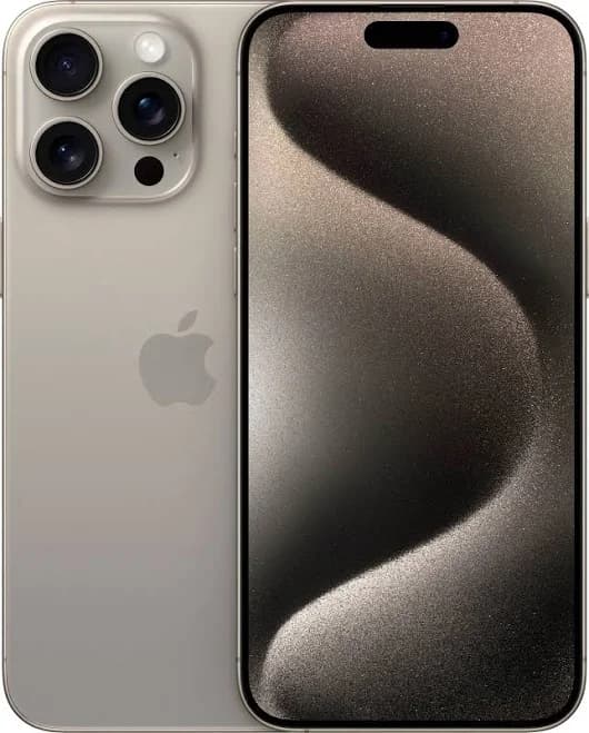 Apple - Refurbished Excellent - iPhone 15 Pro Max A2849 (Fully Unlocked) 512GB - Natural Titanium
