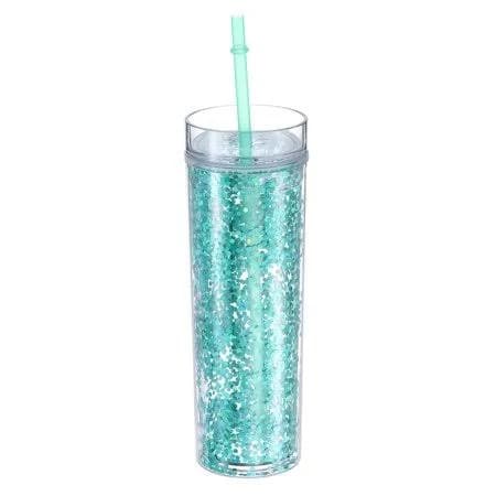 Nuloom Skinny Acrylic Tumbler with Lid and Straw