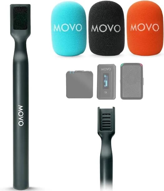 Movo WMX-HM Handheld Interview Microphone Handle
