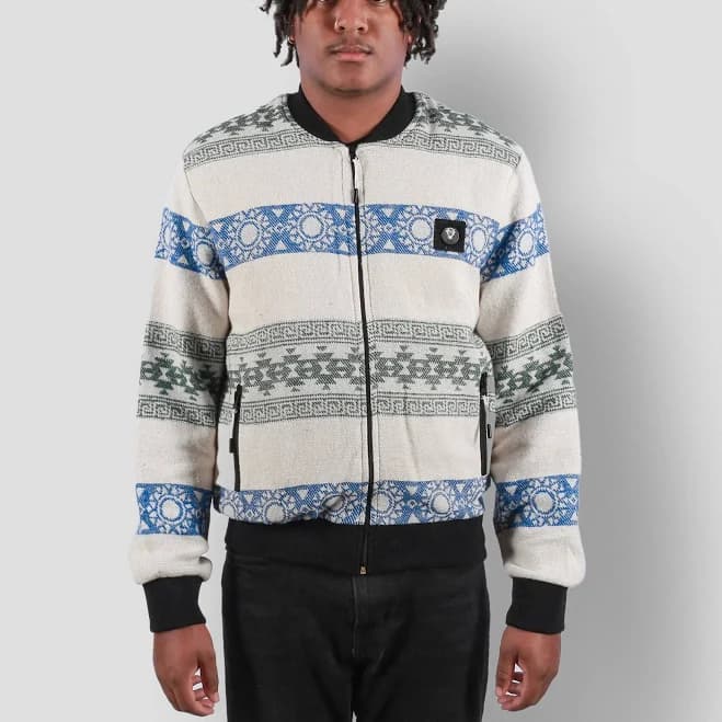 Hidden Treasures Men's Tribal Bomber Jacket