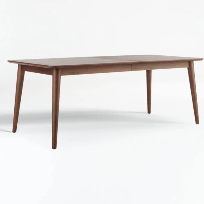 Crate & Barrel Tate Extendable Mid-Century Dining Table