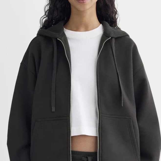 Everlane Luxe Fleece Full-Zip Hoodie