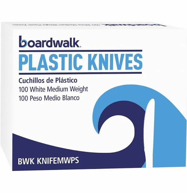 BOARDWALK Mediumweight Polystyrene Cutlery Knife