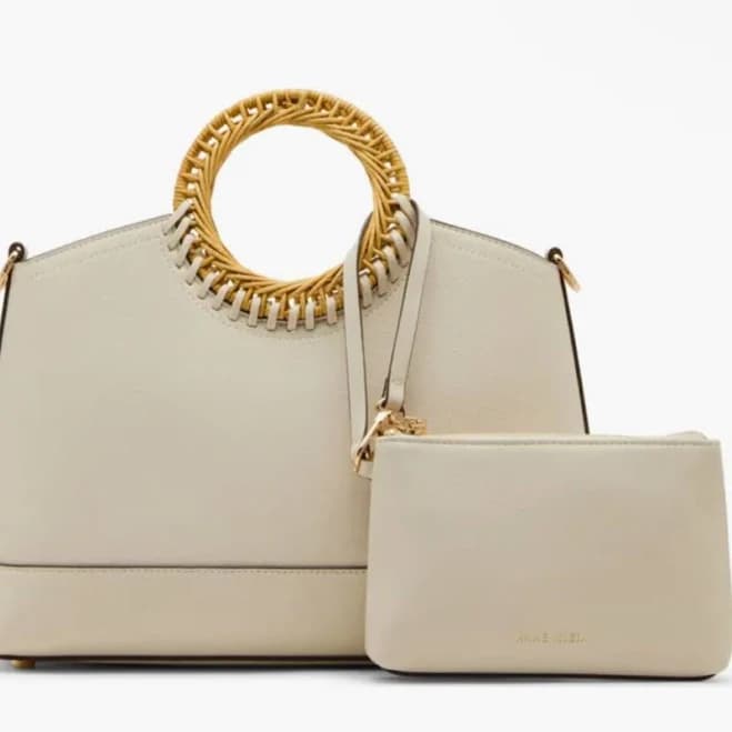 Anne Klein Women's Circle Handle Tote Bag