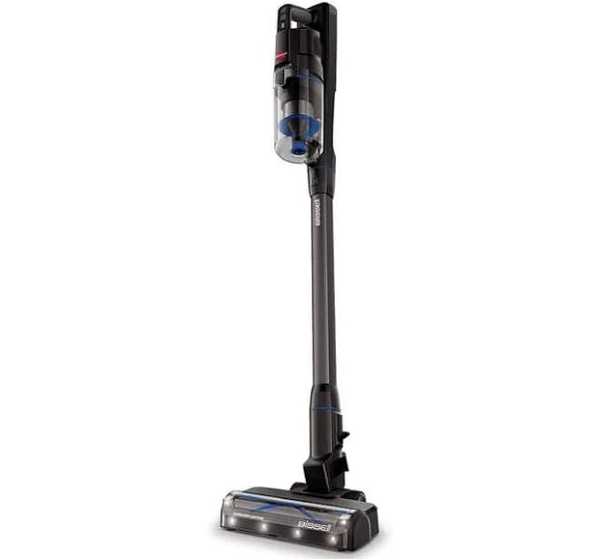 BISSELL PowerClean FurGuard 280W Bagless Cordless HEPA Sealed System Stick Vacuum for Multi‐Surface in Blue with Self‐Stand