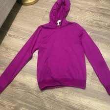 Fabletics Womens Longsleeve Pullover Hoodie Vented Purple Sz Medium | eBay