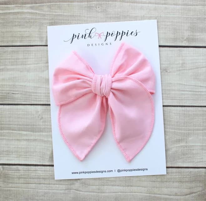 Oversized Cotton Hair Bow