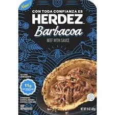 HERDEZ Fully Cooked Beef Barbacoa Entree