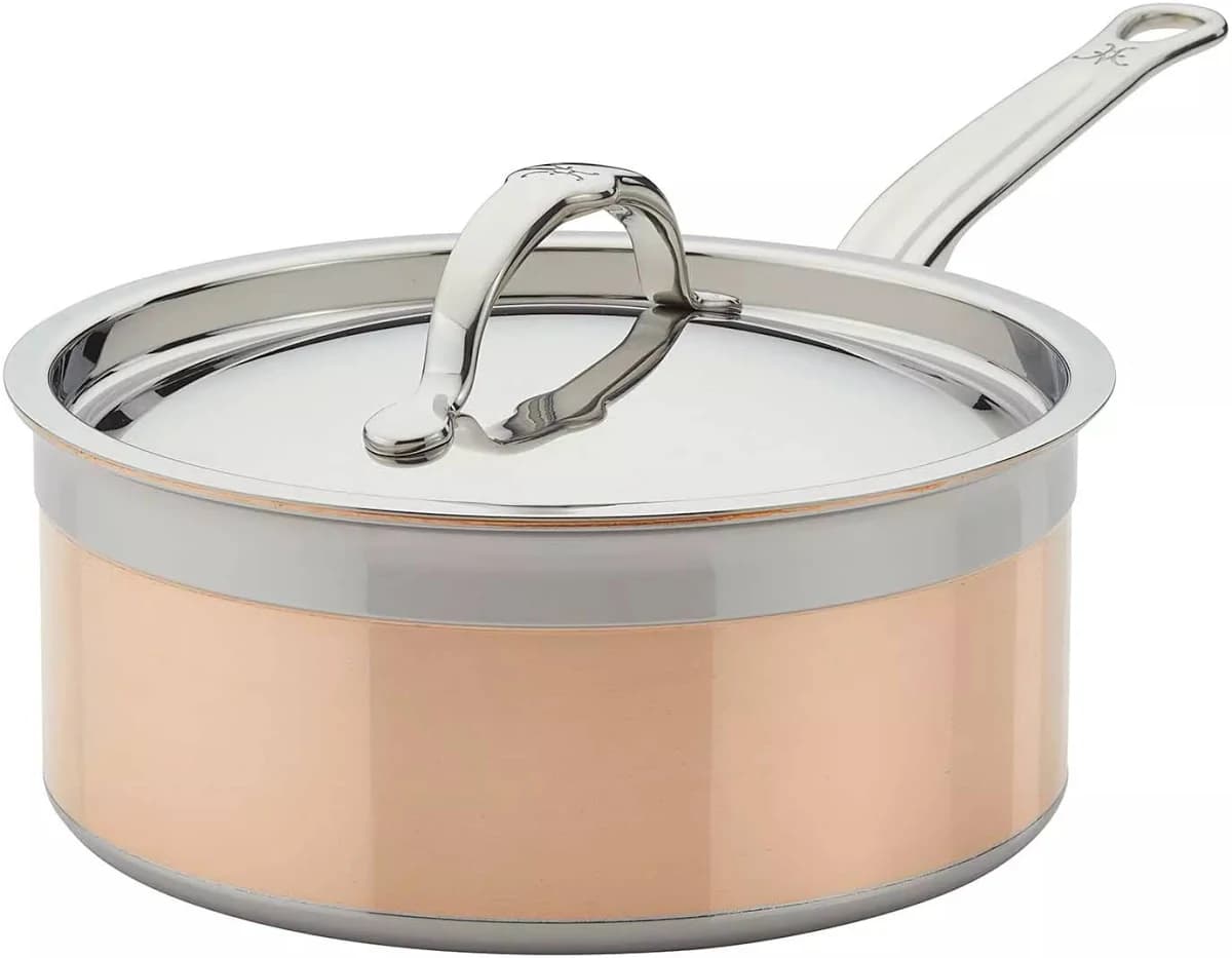 Hestan CopperBond Induction Copper Saucepan