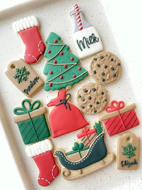 Christmas Eve Delivery Decorated Cookies