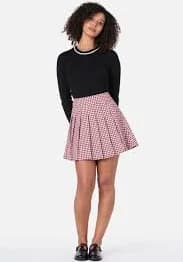 Renae Check Mini Skirt