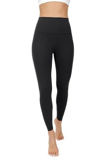 90 Degrees Women's High-Waist Elastic Free Ankle Leggings