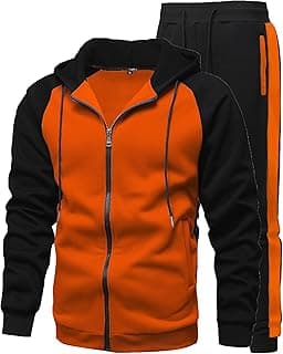 Men's 2 Pieces Tracksuits Running Sports Suits Drawstring Waistband Sweatsuit