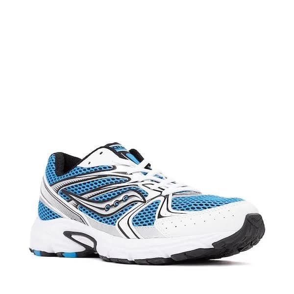 Saucony Ride Millennium Athletic Shoe - White / Diva Blue - White-BLUE - Size Mens 7/Womens 8.5