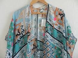 Do Everything in Love Duster/ Cover-up Open Tassels Trim Side Slit One Size | eBay
