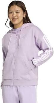 Women's adidas Essentials 3-Stripes Full-Zip Fleece Hoodie