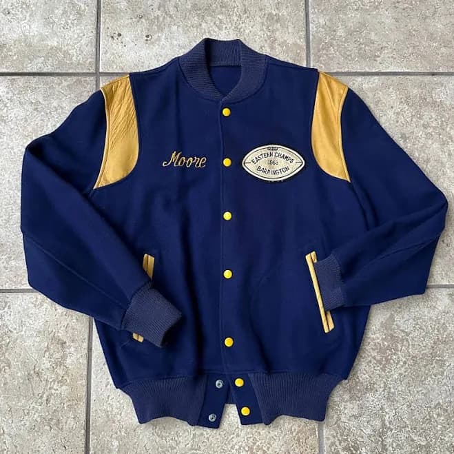 Barrington High School 1963 Eastern Champs Wool Varsity Jacket